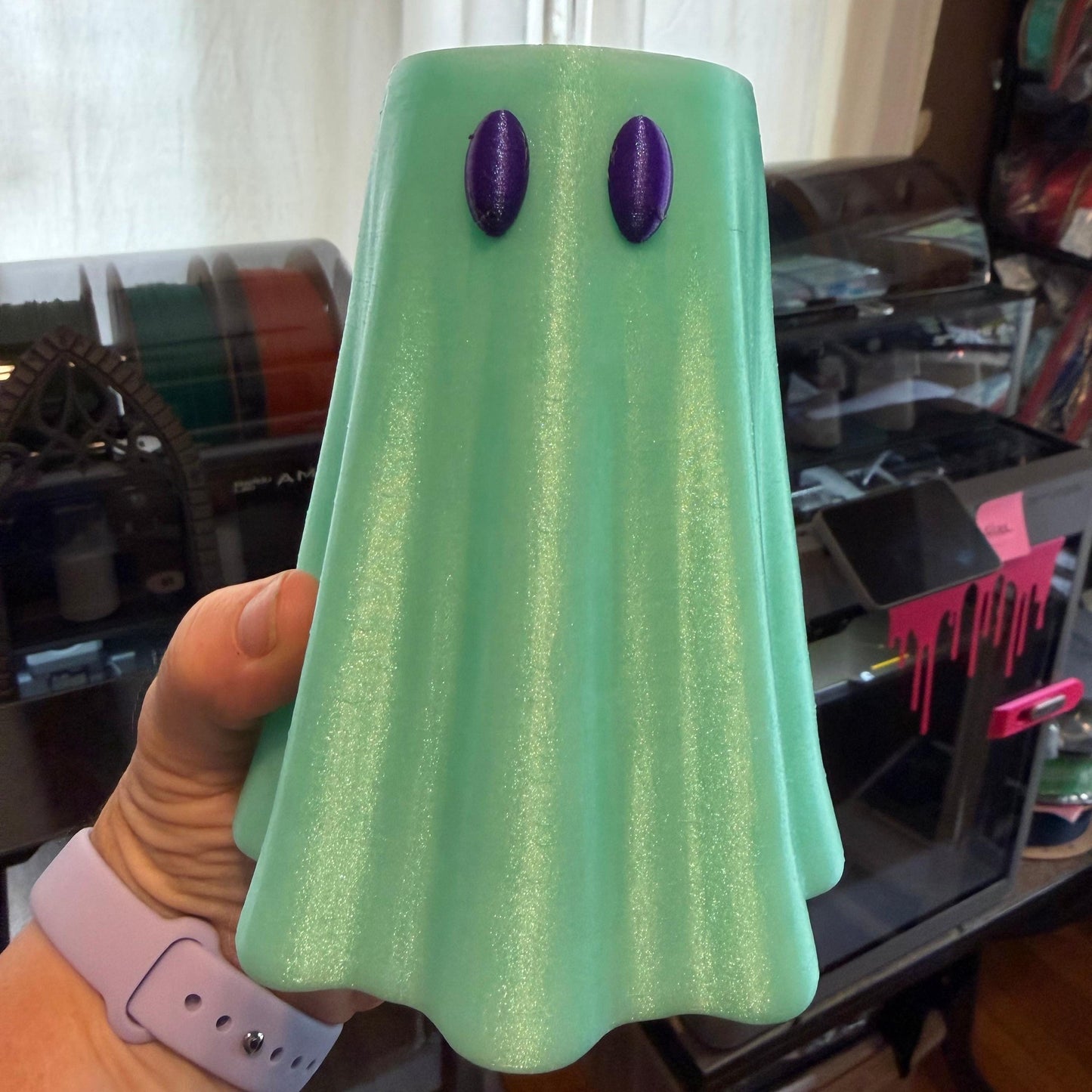 Ghost Spooky Coozie | Can Drink Sleeve | Halloween Beverage Holder