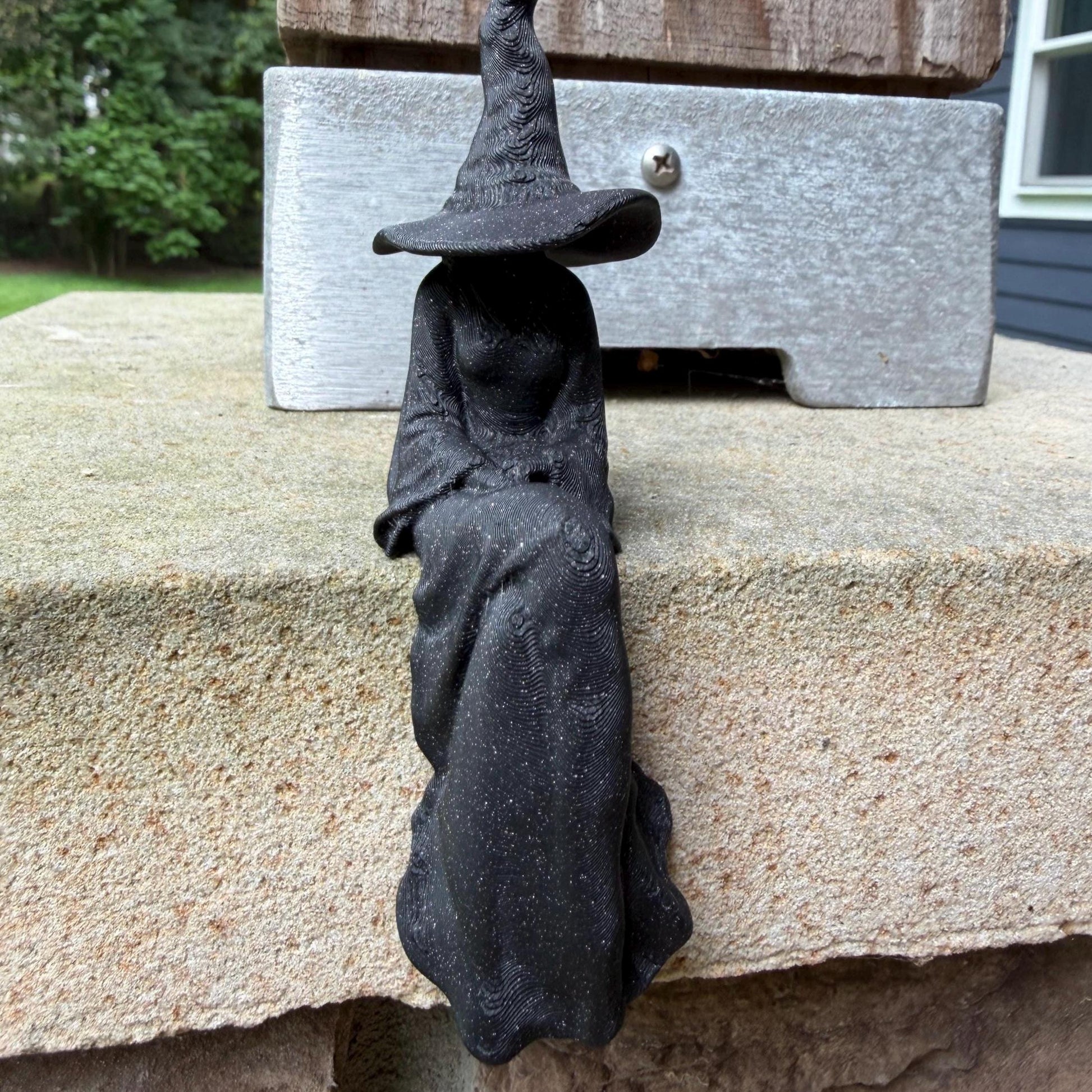 Witch Perchling | Shelf Sitter | Macabre Monitor Buddy | Gothic Plant Pal | Dark Academia Accent