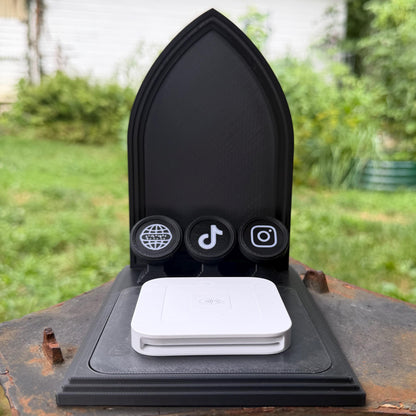 Gothic NFC & Payment Reader Stand | Customizable Vendor Display Stand