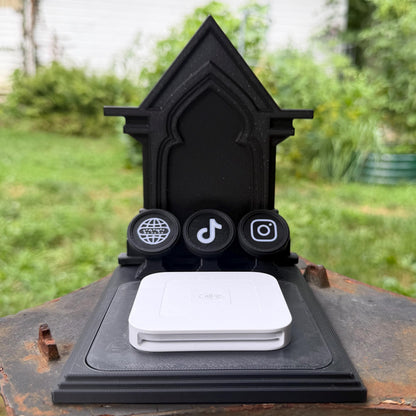 Gothic NFC & Payment Reader Stand | Customizable Vendor Display Stand