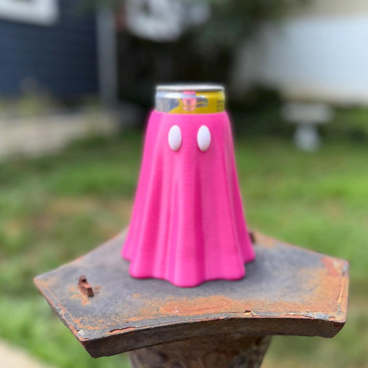 Ghost Can Cozy | Spooky Drink Sleeve | Halloween Beverage Holder | 3D Printed Ghost