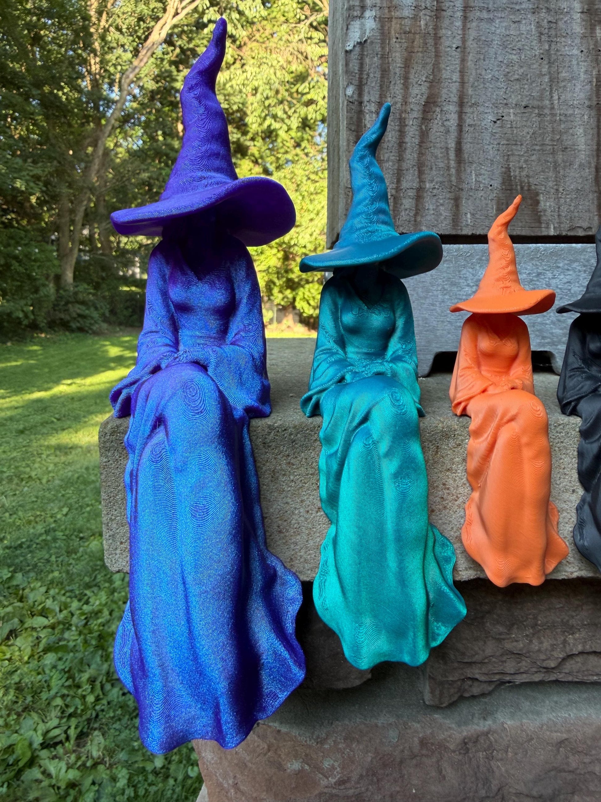 Witch Perchling | Shelf Sitter | Macabre Monitor Buddy | Gothic Plant Pal | Dark Academia Accent