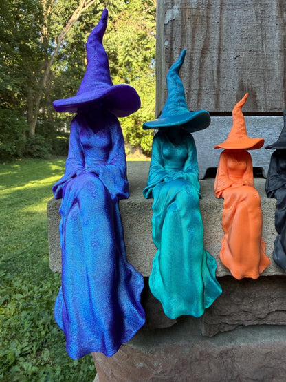 Witch Perchling | Shelf Sitter | Macabre Monitor Buddy | Gothic Plant Pal | Dark Academia Accent