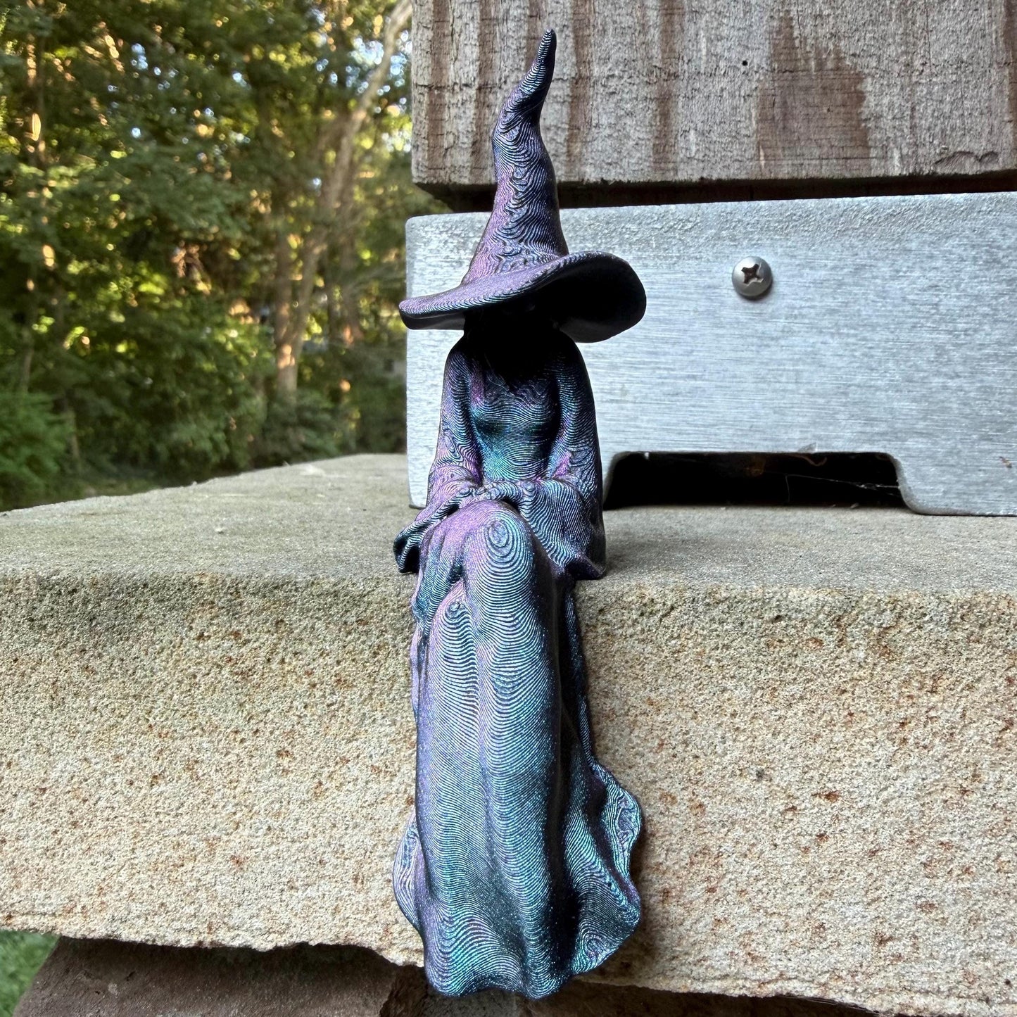 Witch Perchling | Shelf Sitter | Macabre Monitor Buddy | Gothic Plant Pal | Dark Academia Accent