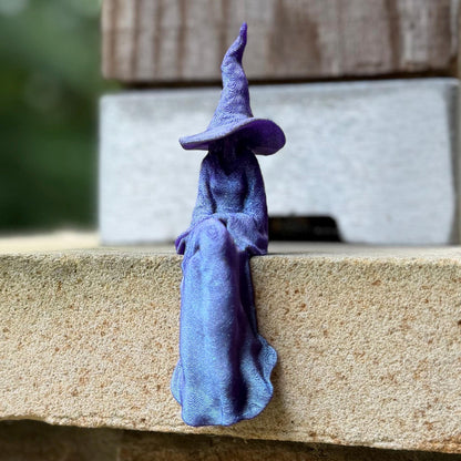 Witch Perchling | Shelf Sitter | Macabre Monitor Buddy | Gothic Plant Pal | Dark Academia Accent