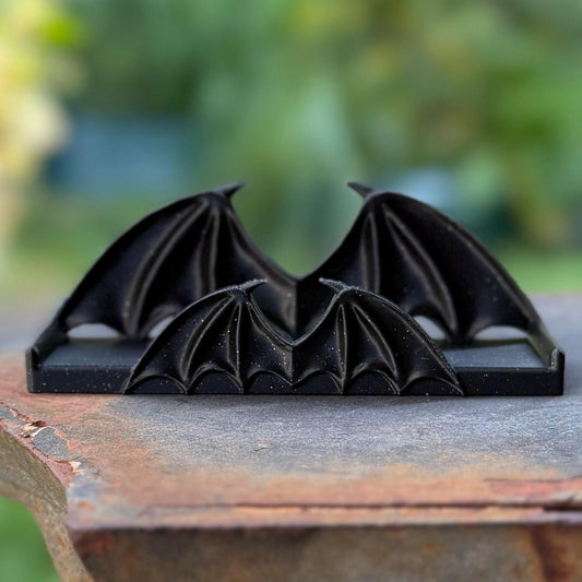 Dragon Bat Wing Business Card Holder | Gothic Desk Decor | Vendor Market | Customizable Stand