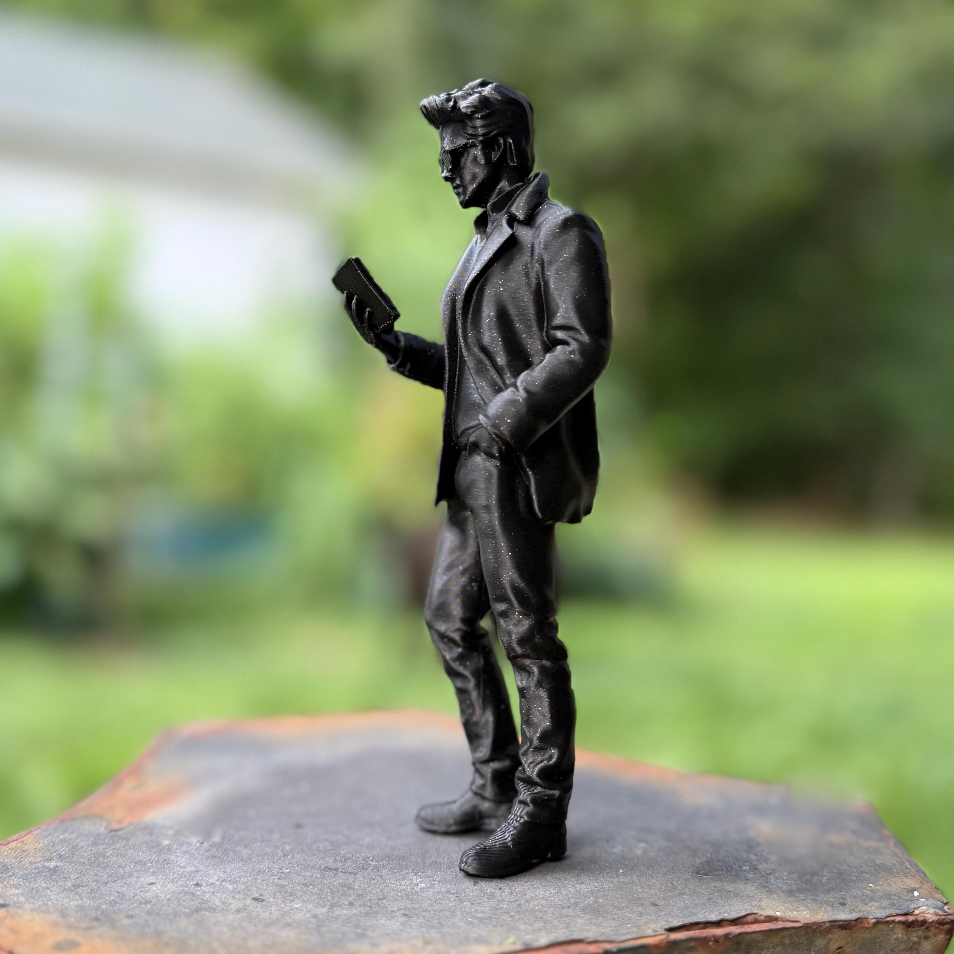 Vampire Book Boyfriend Statue | Twilight Inspired Bookshelf Decor | Dark Romance Reader Gift | Team Edward