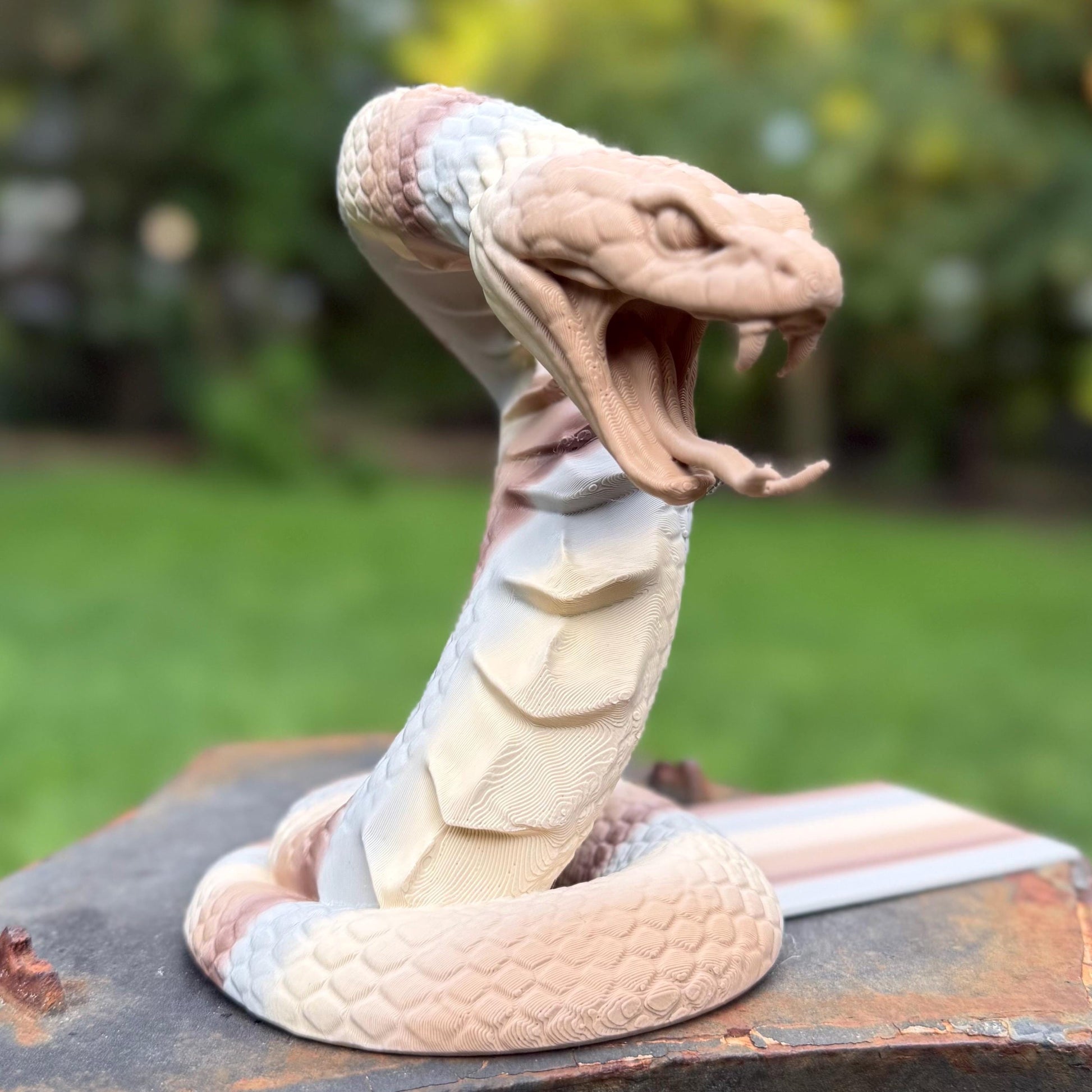 Cobra Bookends | Snake Bookshelf Decor | Dark Academia Reader Gift | Gothic Fantasy Accent | Fierce Serpent Book Holder
