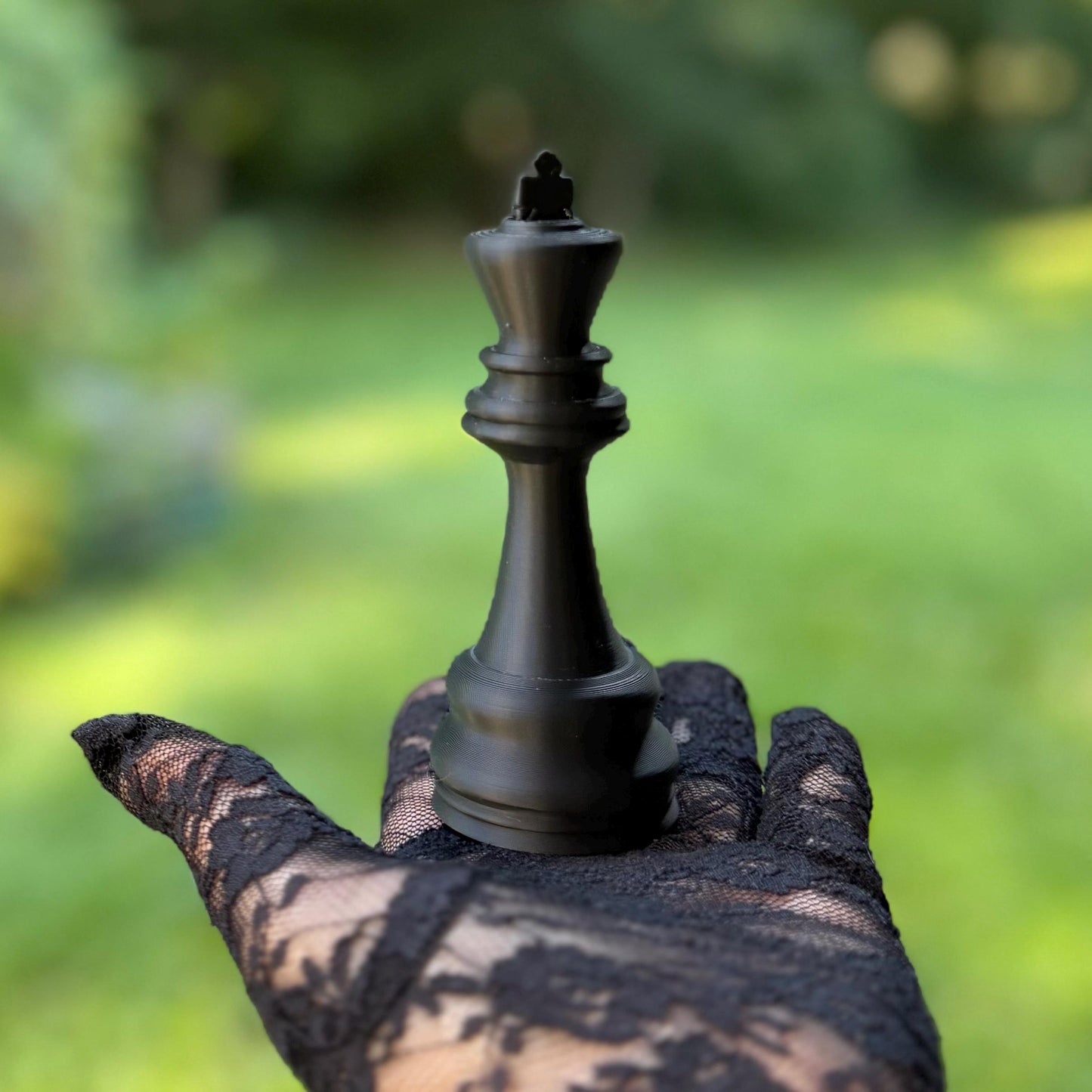 Chess Piece Set | Vampire Fiction Inspired Decor | Dark Romance Shelf Display | Gothic Bookshelf Accent | Book Cover Replica Set