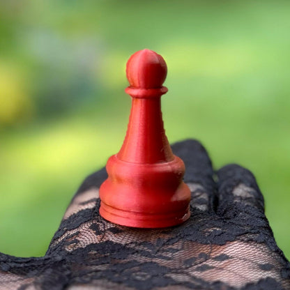 Chess Piece Set | Vampire Fiction Inspired Decor | Dark Romance Shelf Display | Gothic Bookshelf Accent | Book Cover Replica Set