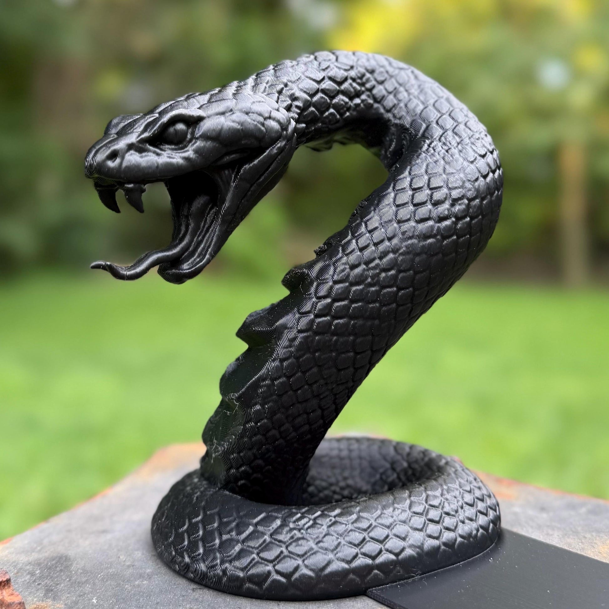 Cobra Bookends | Snake Bookshelf Decor | Dark Academia Reader Gift | Gothic Fantasy Accent | Fierce Serpent Book Holder