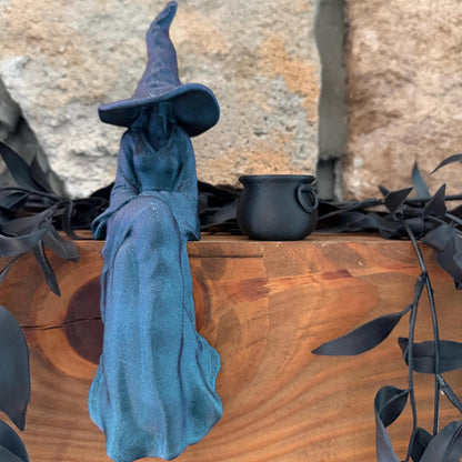 Witch Cauldron | Tealight Holder | Air Plant Pot | Witchy Halloween | Gothic Home Decor