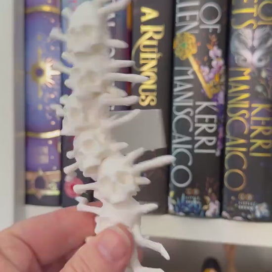 Gothic Skull Centipede Spine Hugger | Shelf Sitter | Magnet