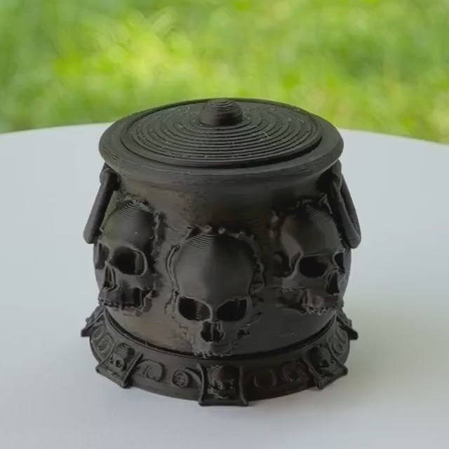 Witch Cauldron | Tealight Holder | Air Plant Pot | Witchy Halloween | Gothic Home Decor