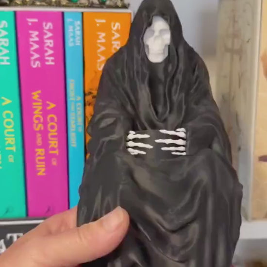 Suriel Tealight Holder XL |  Shelf Sitter Perchling | Grim Reaper | Romantasy Bookshelf Decor