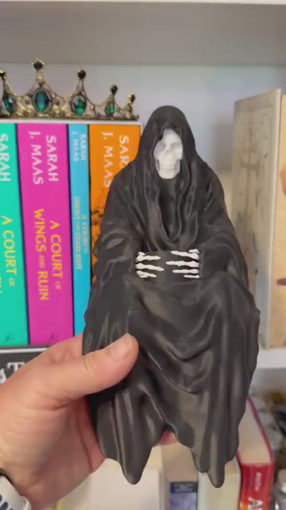 Suriel Tealight Holder XL |  Shelf Sitter Perchling | Grim Reaper | Romantasy Bookshelf Decor