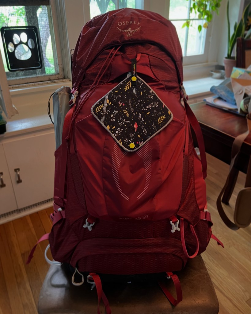 Osprey pack with Kula Cloth